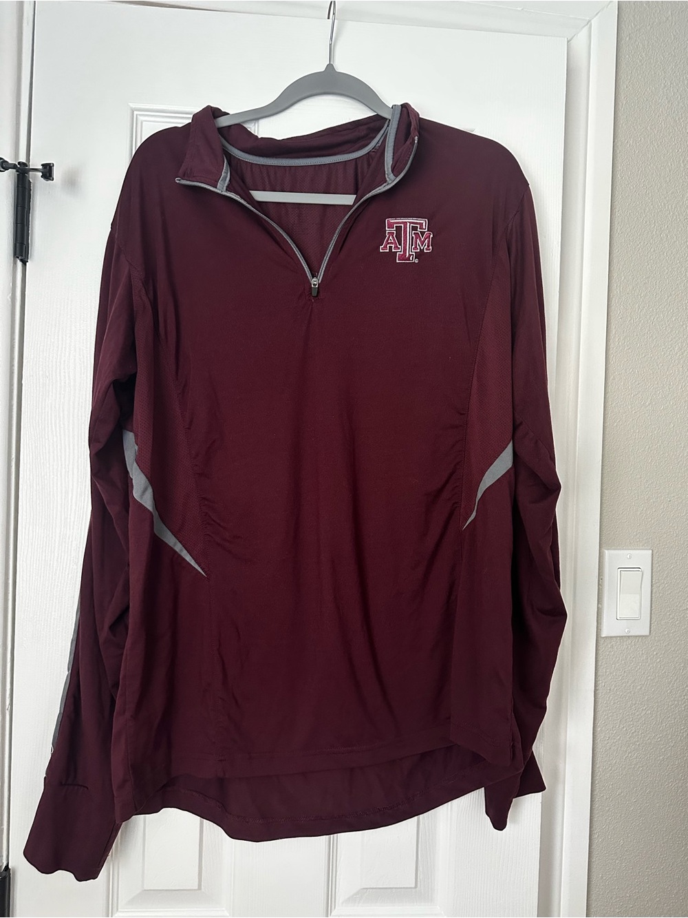 Texas A&M Maroon Quarter-Zip Pullover